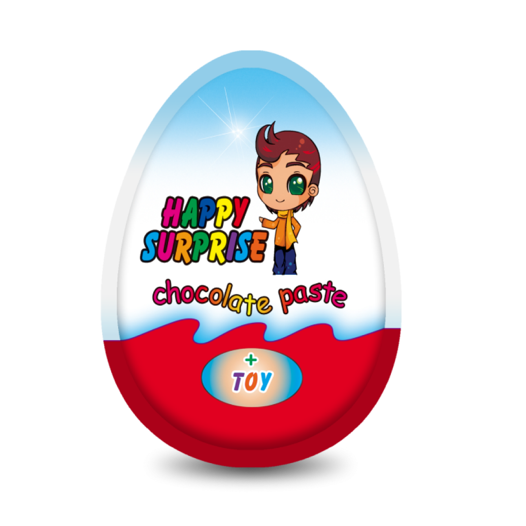 Яйцо с сюрпризом для мальчиков "HAPPY SURPRISE" Премиум