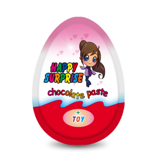 Яйцо с сюрпризом для девочек "HAPPY SURPRISE" Премиум