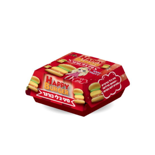 Жевательный мармелад мини бургер с игрушкой для девочек