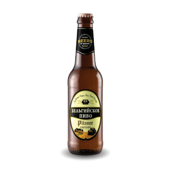 Пиво Бельгийское Pilsner 3,8%