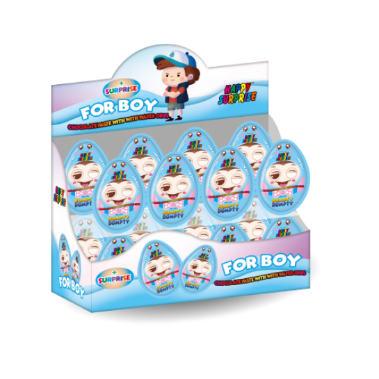 Яйцо Премиум "Ванька-Встанька" с сюрпризом, 20 г, для мальчиков